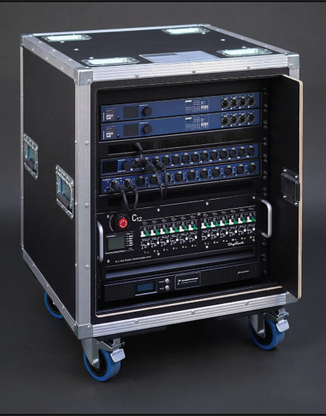 Vorkonfiguriertes Signal-Distribution-Rack von COLIGHT&SOUND