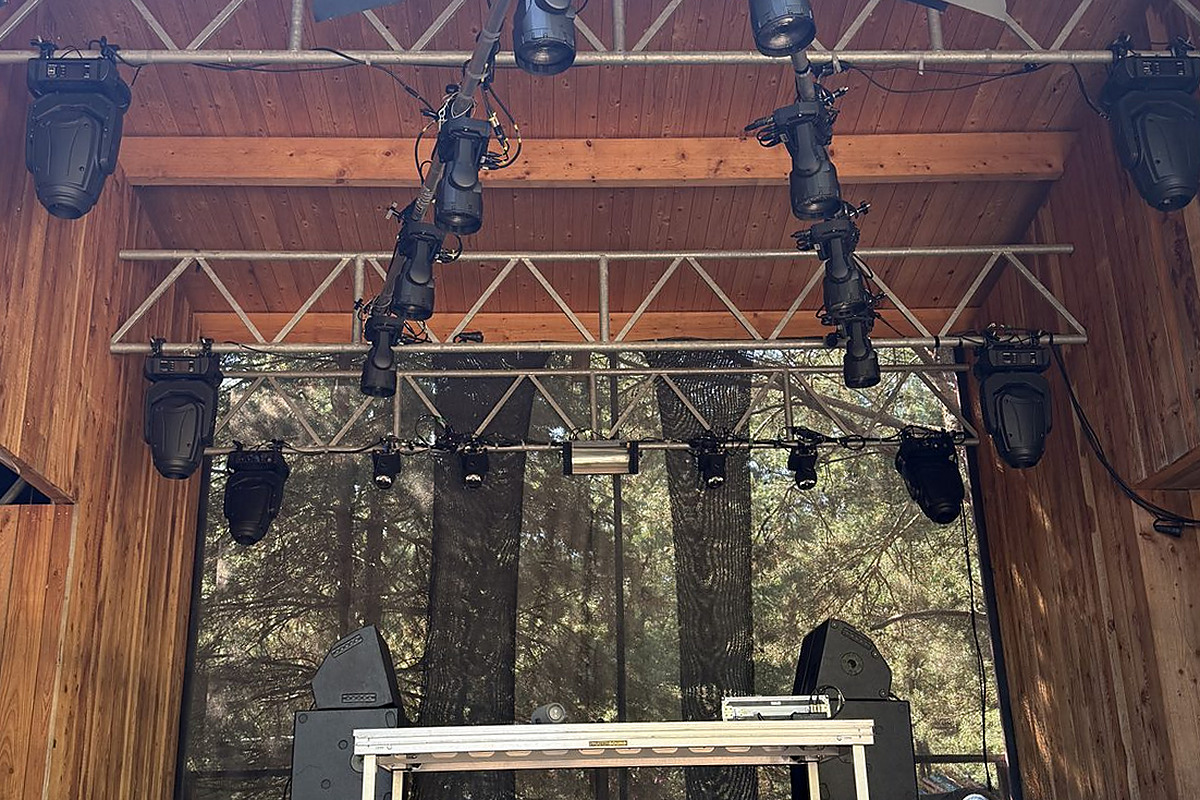 Lichtsystem auf der Waldbühne beim splash! Festival