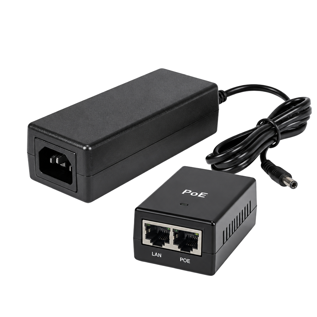 Netzteil und PoE-Injector für Netzwerktechnik