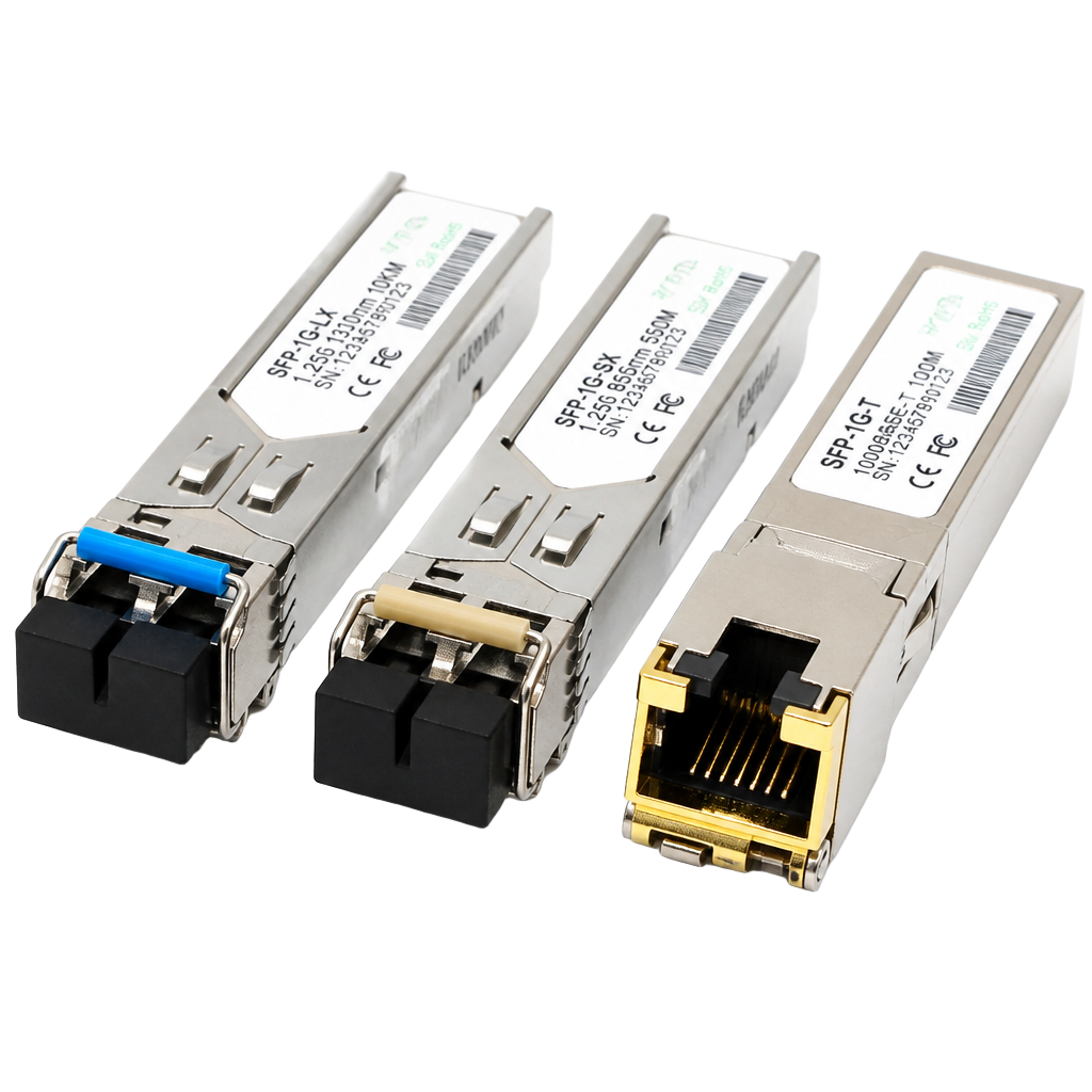 SFP-Module für Singlemode, Multimode und RJ45